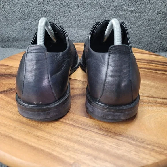 Cole Haan Beckett Shoes Black Leather Mens Sz 9 M Split Toe Oxfords Dress C06399 - Picture 9 of 12